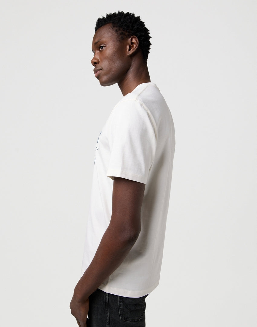 Męska Koszulka Wrangler Americana Tee Worn White 112371417