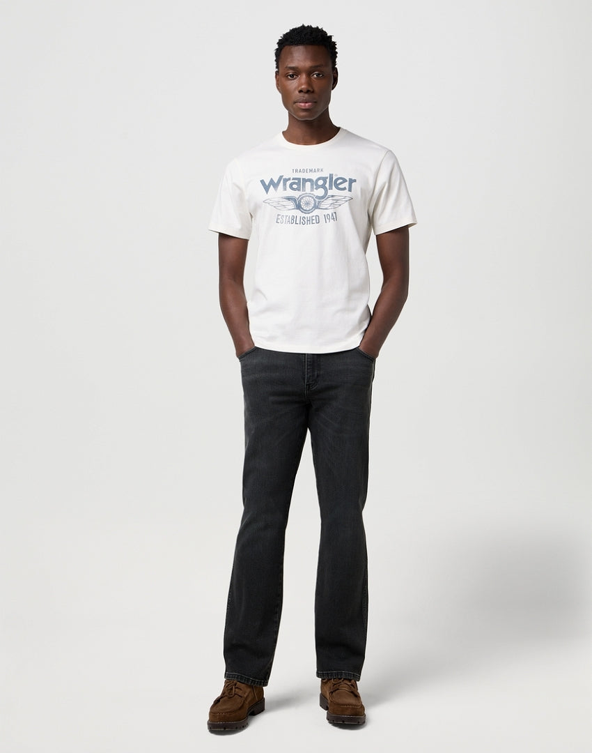 Męska Koszulka Wrangler Americana Tee Worn White 112371417