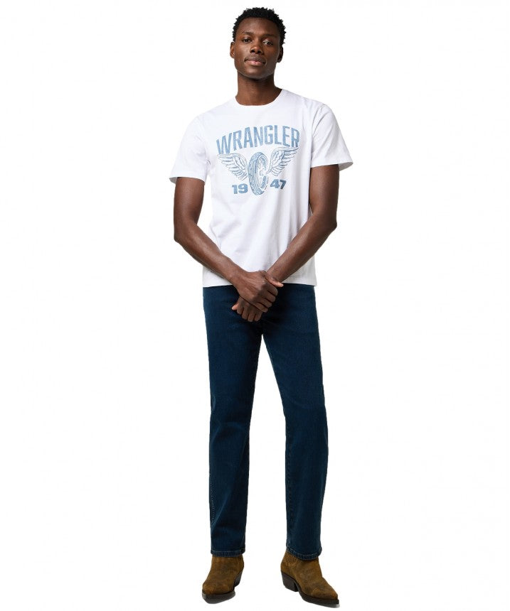 Męska Koszulka Wrangler Americana Tee Worn White 112371475