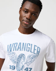 Męska Koszulka Wrangler Americana Tee Worn White 112371475