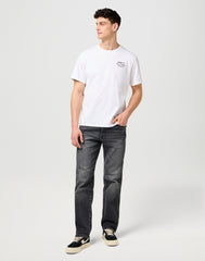 Meska Koszulka Wrangler Embroidery Tee Worn White 112371487