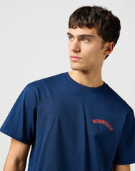 Męska Koszulka Wrangler Graphic Tee Navy 112362806