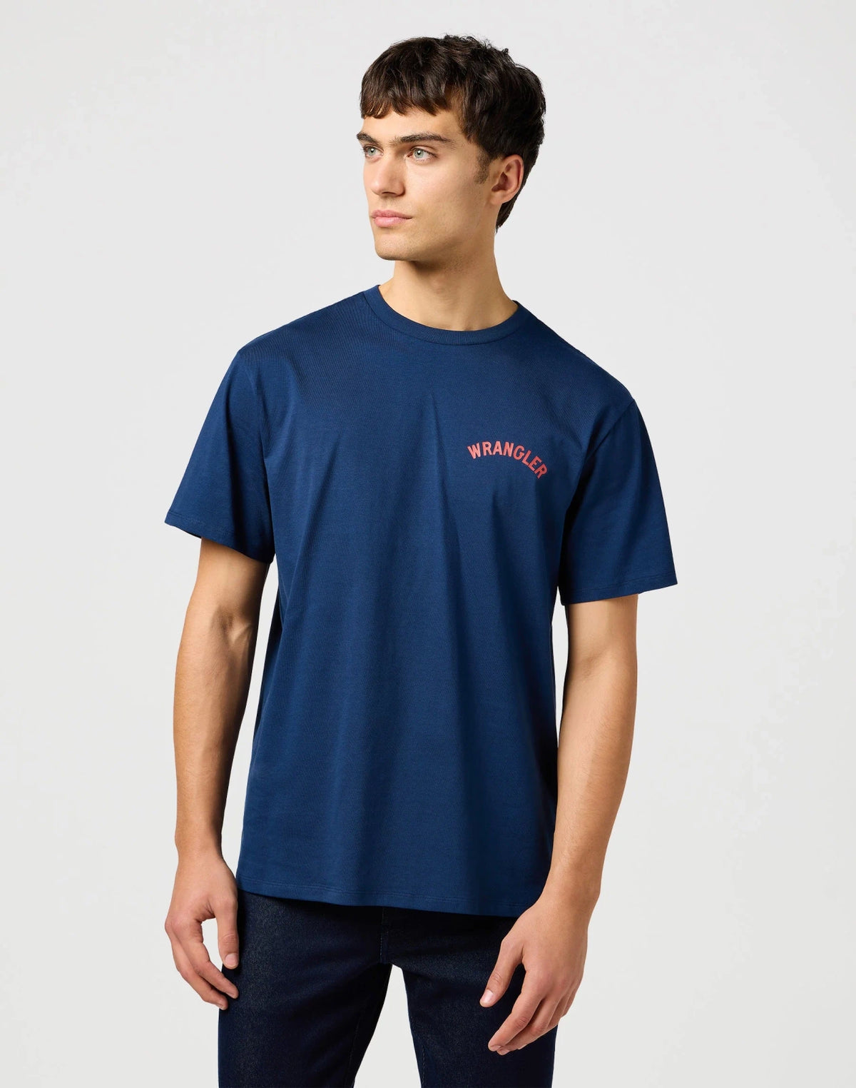 Męska Koszulka Wrangler Graphic Tee Navy 112362806