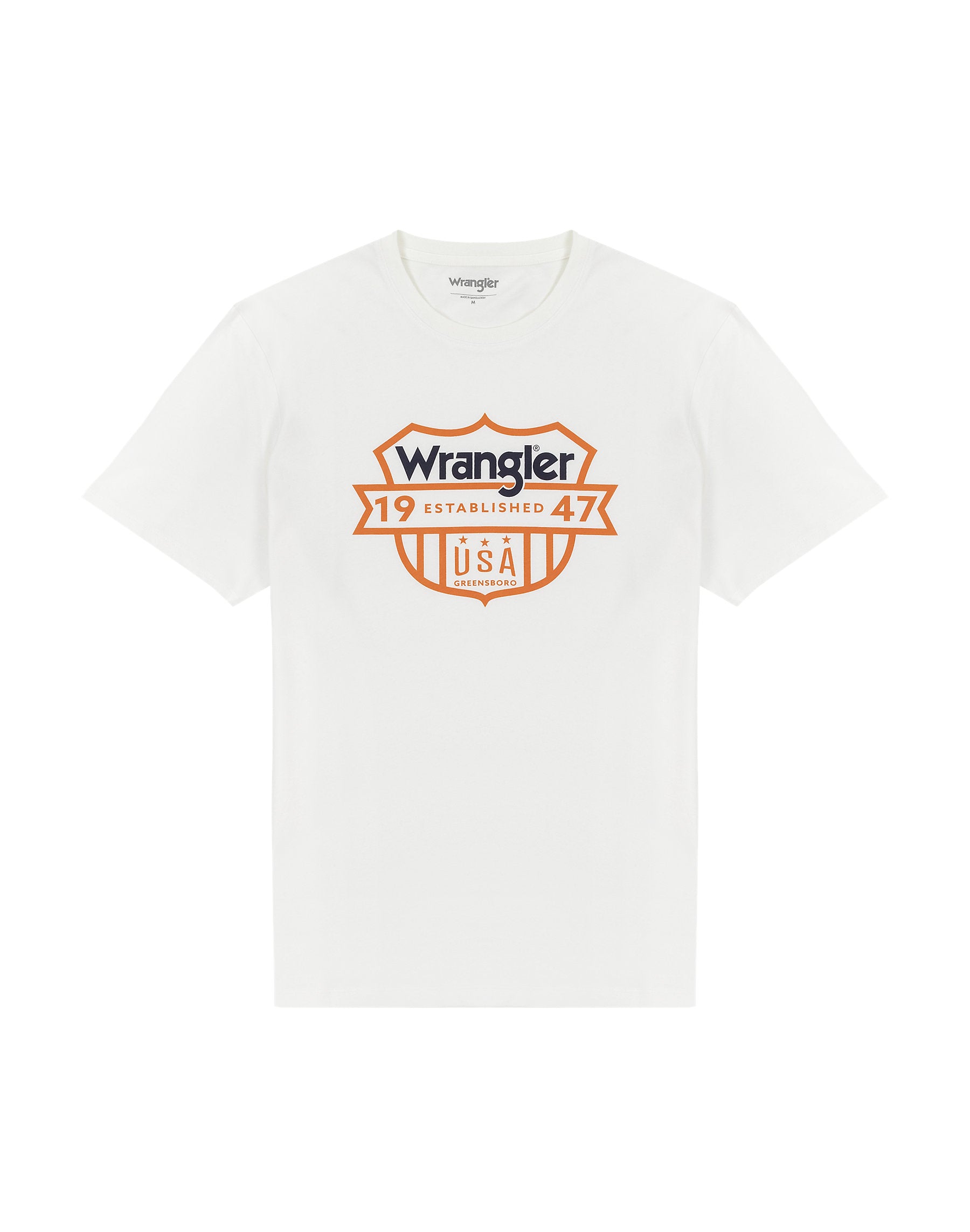 Męska Koszulka Wrangler Graphic Tee Worn White 112330884