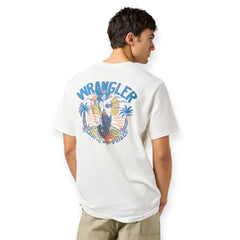 Męska Koszulka Wrangler Graphic Tee Worn White 112362835