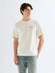MESKA KOSZULKA WRANGLER GRAPHIC TEE WORN WHITE 112377994