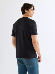 MĘSKA KOSZULKA WRANGLER LOGO TEE BLACK 112378502