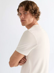MĘSKA KOSZULKA WRANGLER LOGO TEE WORN WHITE 112378698