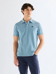 Męska Koszulka Wrangler Polo Shirt Captains Blue  112378448