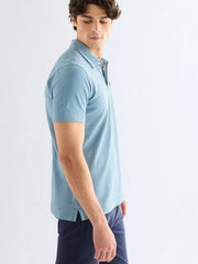 Męska Koszulka Wrangler Polo Shirt Captains Blue  112378448