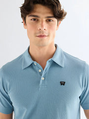 Męska Koszulka Wrangler Polo Shirt Captains Blue  112378448