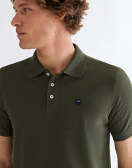 Męska Koszulka Polo Wrangler Polo Shirt Deep Depths 112378000