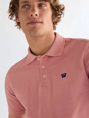Męska Koszulka Polo Wrangler Polo Shirt Dusty Rose 112378002