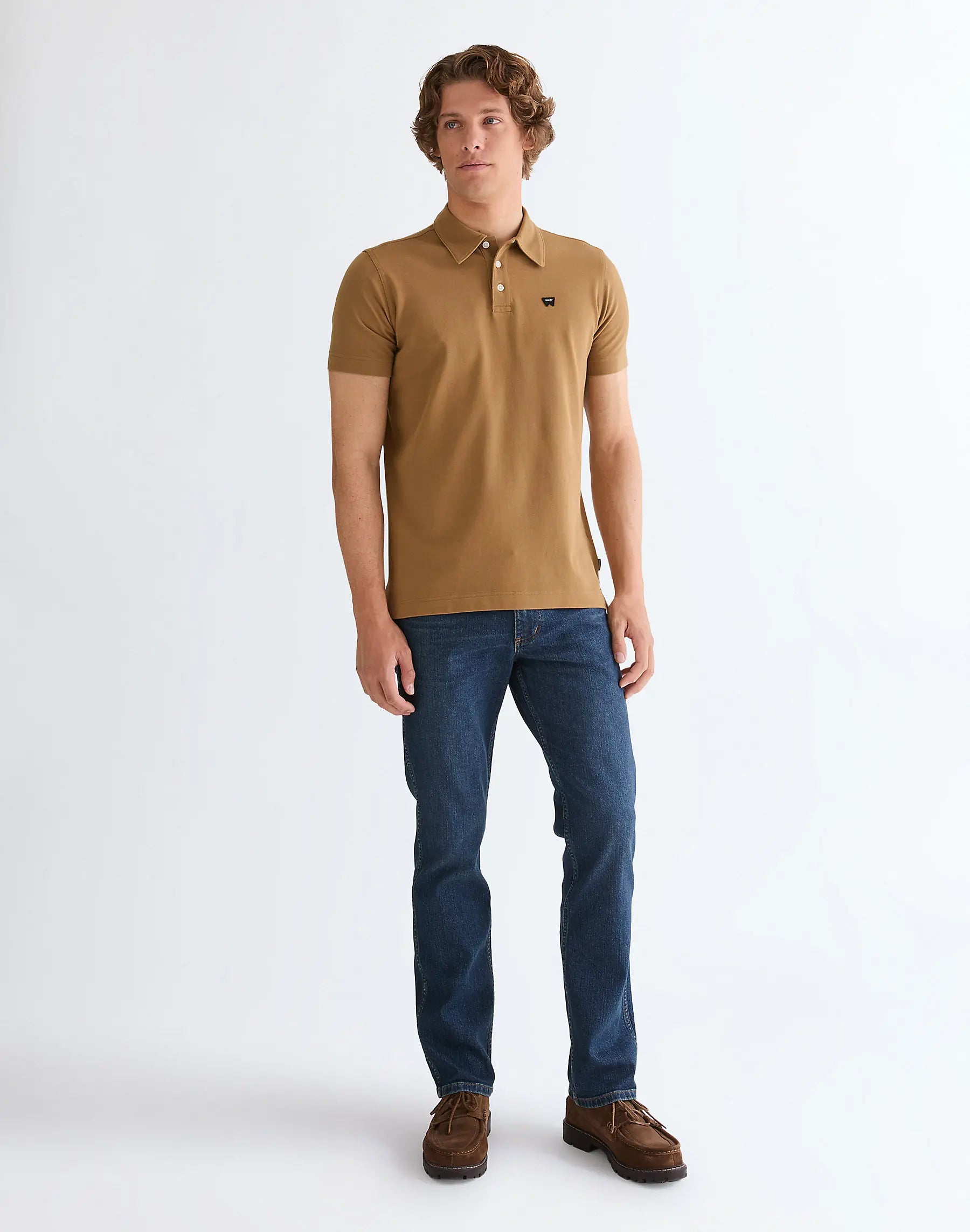 Męska Koszulka Polo Wrangler Polo Shirt Ermine 112378449