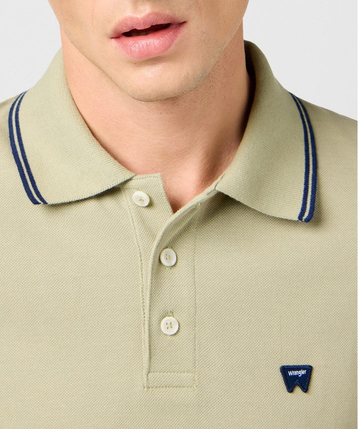 Męska Koszulka Wrangler Polo Shirt Tea 112362829
