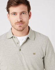 Wrangler Refined Polo Męska Koszulka Deep Lichen W7F9KHX1X 112323734