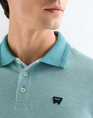 MESKA KOSZULKA WRANGLER REFINED POLO SHIRT BRITTANY BLUE 112377999
