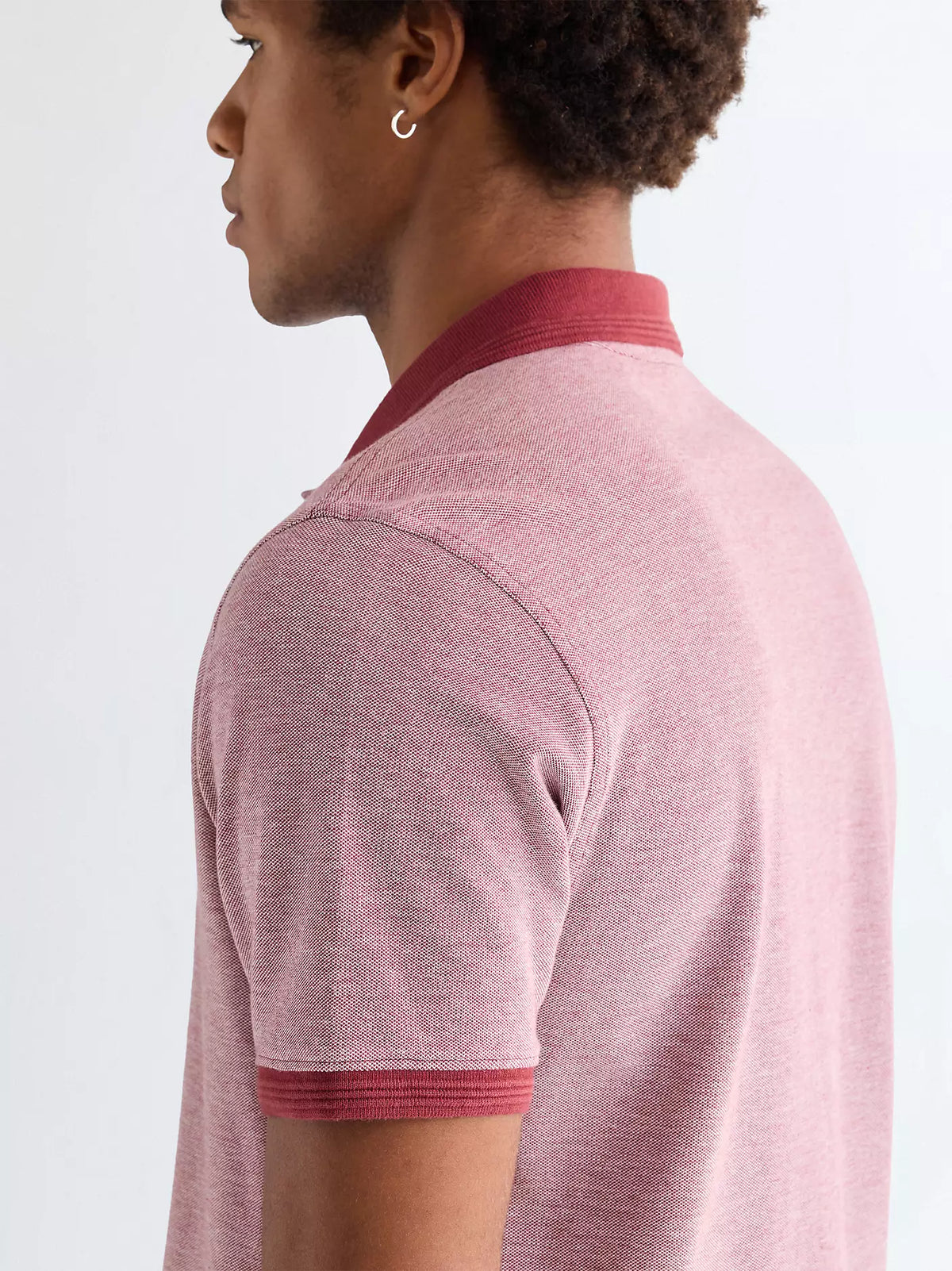 MESKA KOSZULKA WRANGLER REFINED POLO SHIRT RUBY WINE 112377998