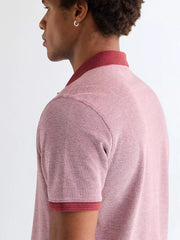 MESKA KOSZULKA WRANGLER REFINED POLO SHIRT RUBY WINE 112377998