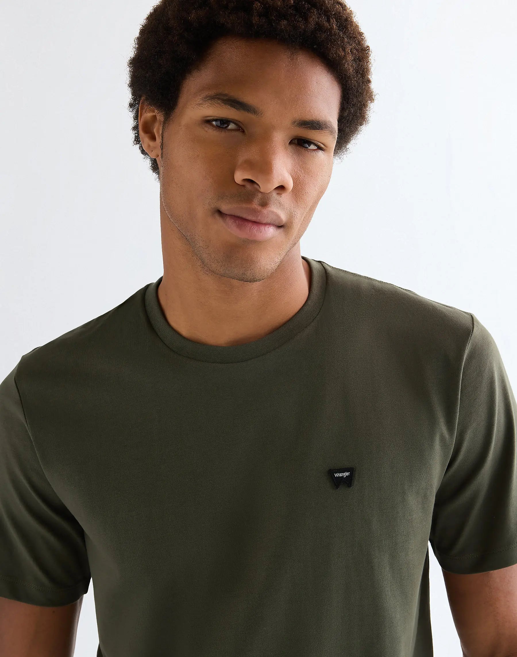 Męski T-Shirt Wrangler Sign Off Tee Deep Depths 112378011