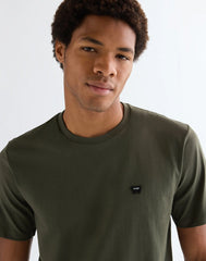 Męski T-Shirt Wrangler Sign Off Tee Deep Depths 112378011