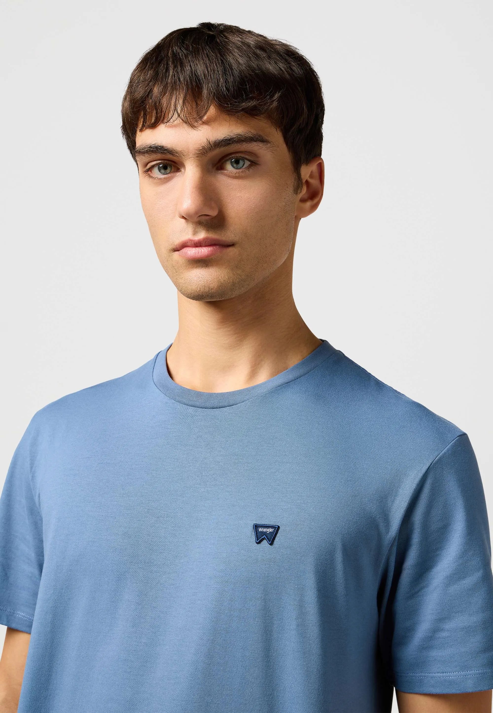 Meska Koszulka Wrangler Sign Off Tee Dusty Blue 112362680