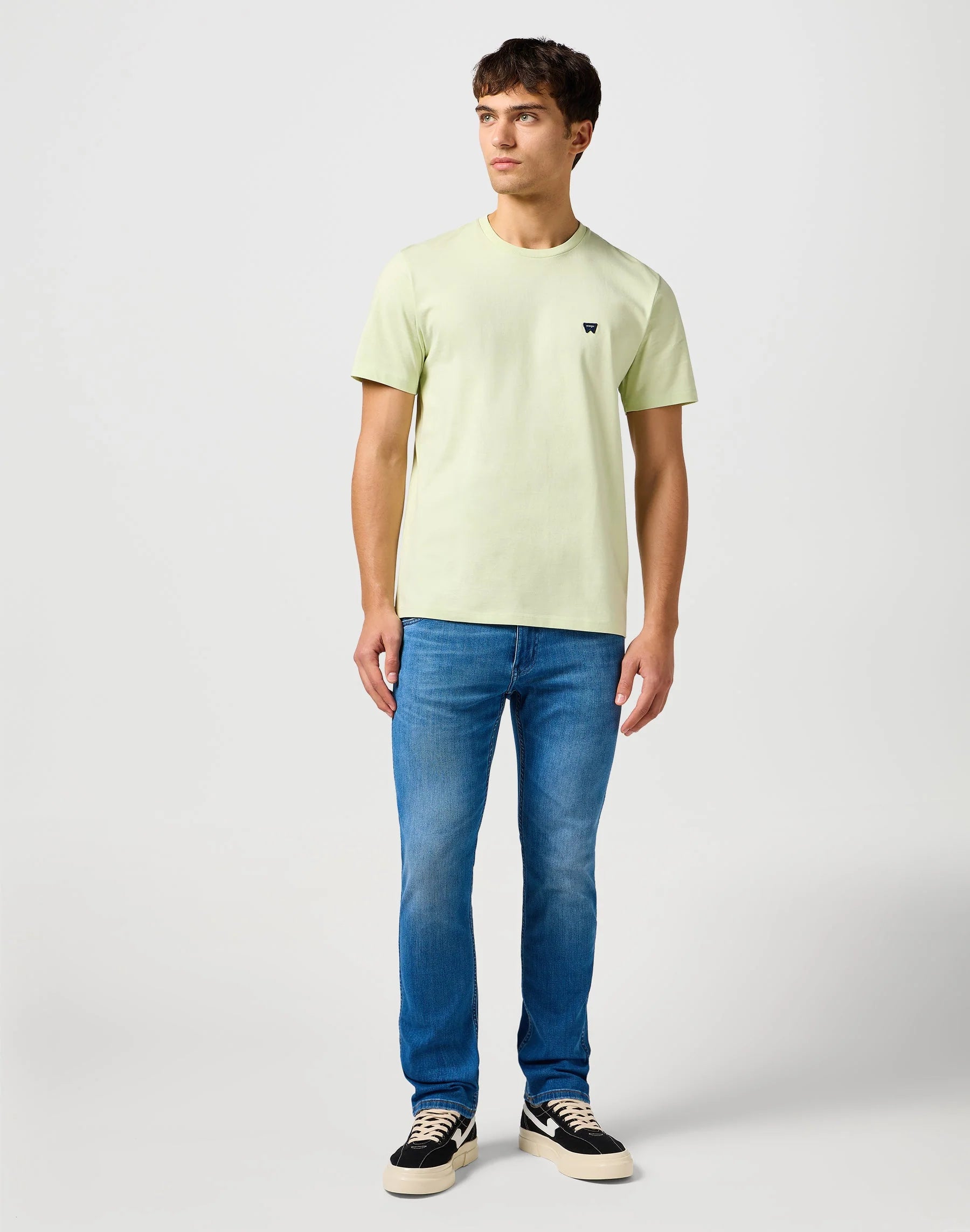 MESKA KOSZULKA WRANGLER SIGN OFF TEE SEAFOAM GREEN 112362681