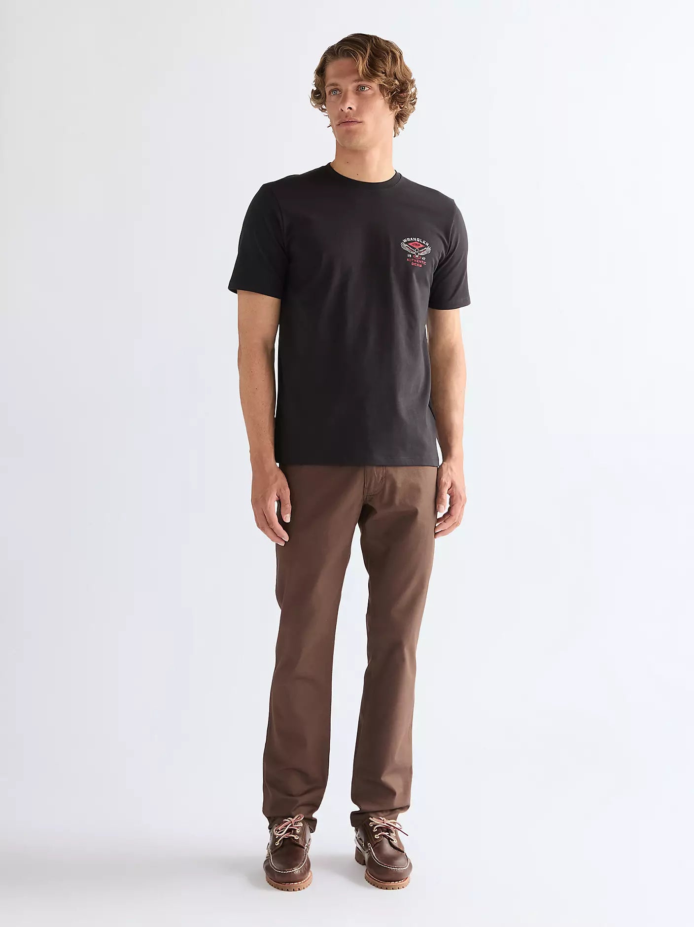 MESKA KOSZULKA WRANGLER SMALL AMERICANA TEE BLACK 112377982