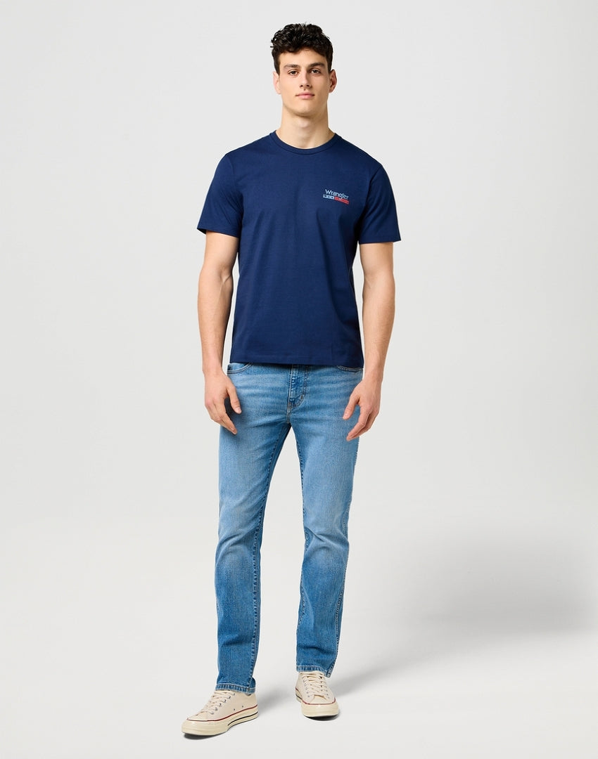 Męska Koszulka Wrangler Small Americana Tee Navy 112371410
