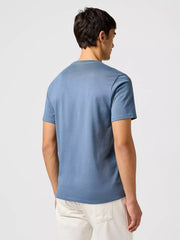 MESKA KOSZULKA WRANGLER SMALL GRAPHIC TEE DUSTY BLUE 112362684