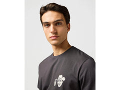 Meska Koszulka Wrangler Small Graphic Tee Faded Black 112362810