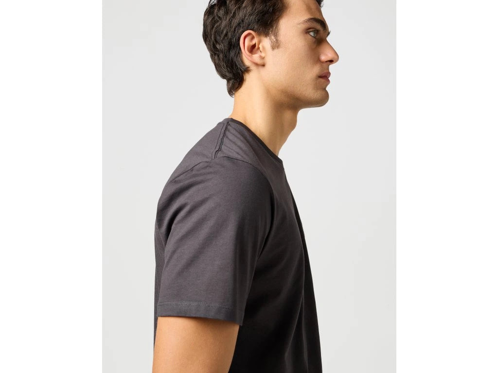 Meska Koszulka Wrangler Small Graphic Tee Faded Black 112362810