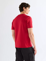 MĘSKA KOSZULKA WRANGLER SMALL GRAPHIC TEE RED 112378478