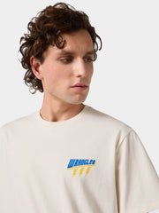 Męska Koszulka Wrangler Small Graphic Tee Vintage White 112362893