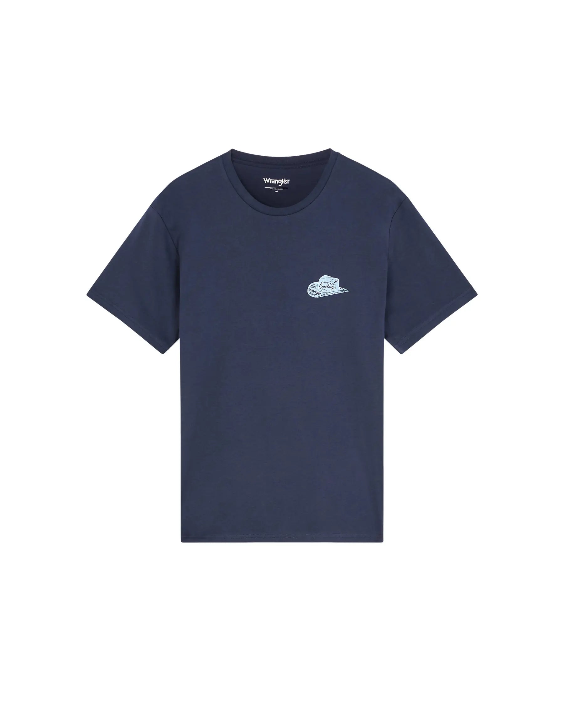 MĘSKA KOSZULKA WRANGLER SMALL LOGO TEE BLACK IRIS 112387006