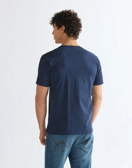 MĘSKA KOSZULKA WRANGLER SMALL LOGO TEE BLACK IRIS 112387006