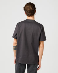 Meska Koszulka Wrangler Small Logo Tee Faded Black 112362800