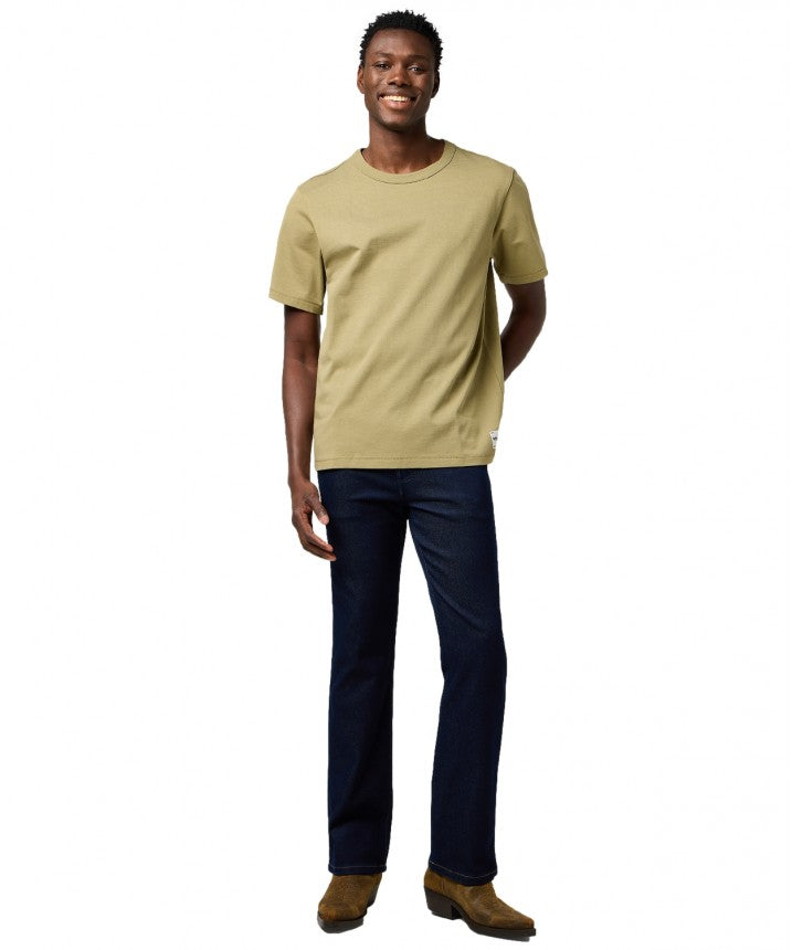 Męska Koszulka Wrangler Ss Solid Tee Aloe 112371504