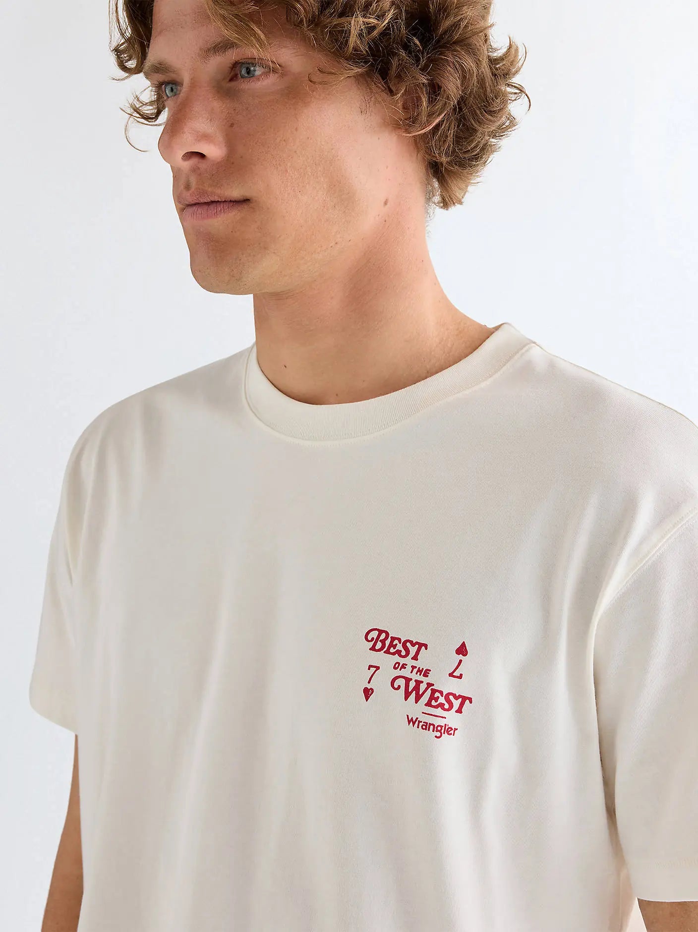 MESKA KOSZULKA WRANGLER VINTAGE TEE WORN WHITE 112378006