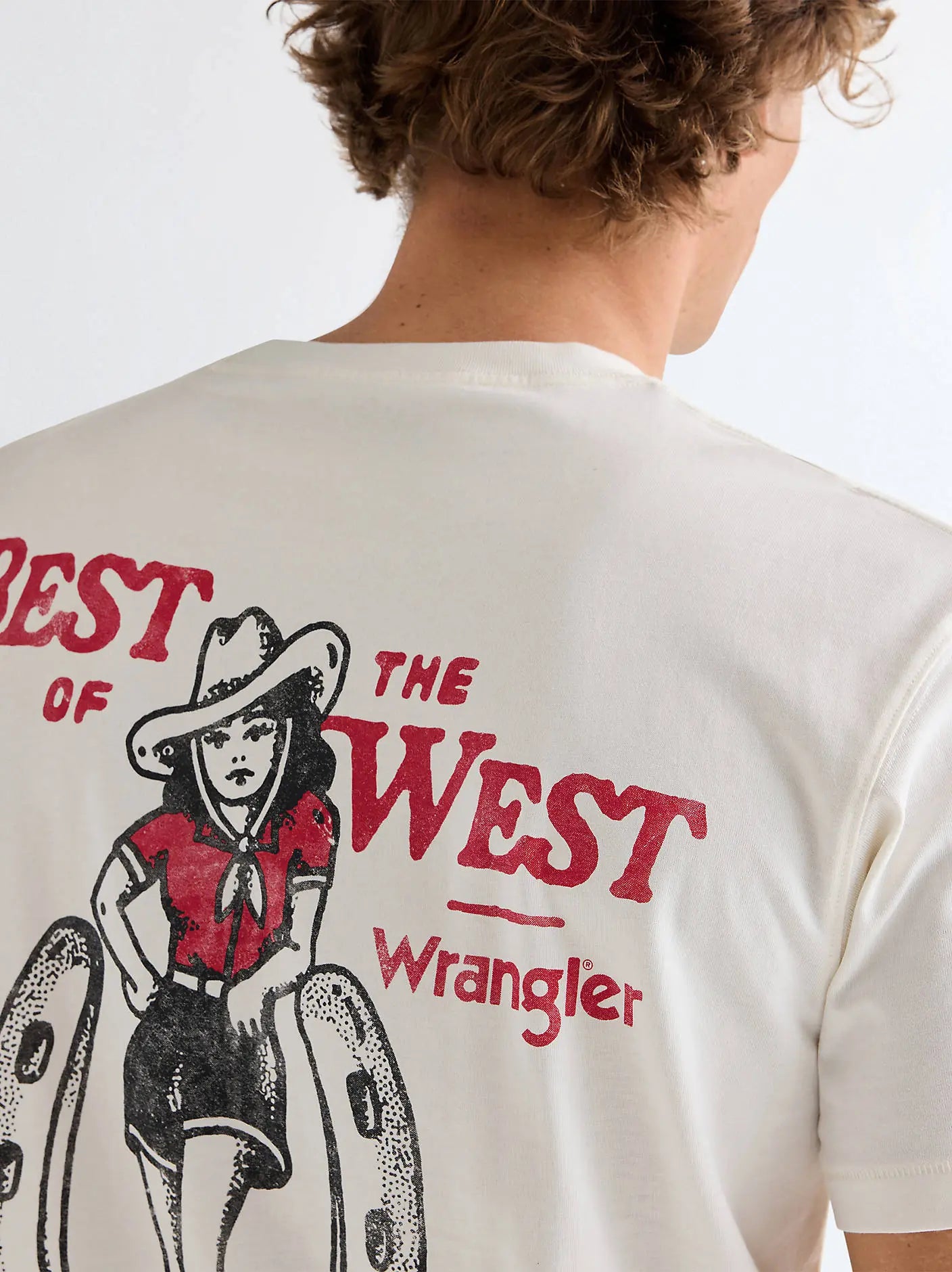 MESKA KOSZULKA WRANGLER VINTAGE TEE WORN WHITE 112378006