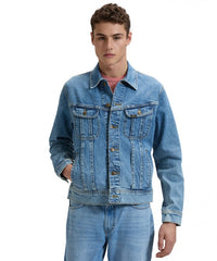 Męska Kurtka Jeansowa Lee Rider Jacket Cut Off 112376451