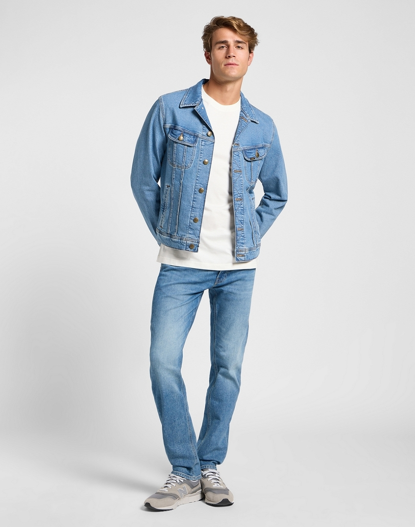 MĘSKA KURTKA JEANSOWA LEE RIDER JACKET WATERFALLS 112363663