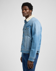 MĘSKA KURTKA JEANSOWA LEE SHERPA JACKET THE FRANK 112370463