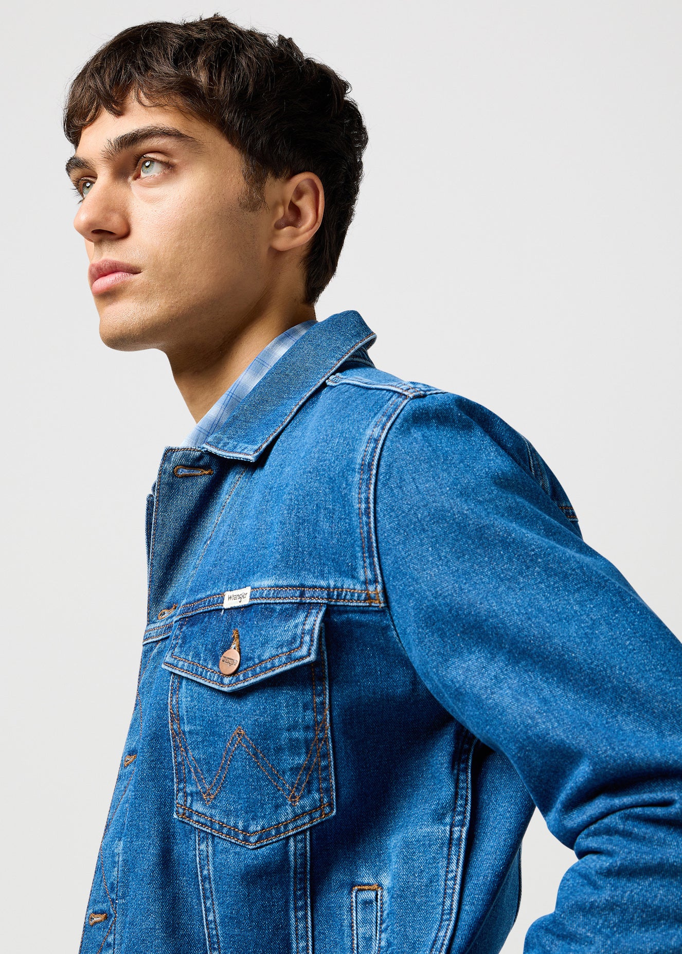 Męska Kurtka Jeansowa Wrangler Classic Jacket Stonewash 112362737