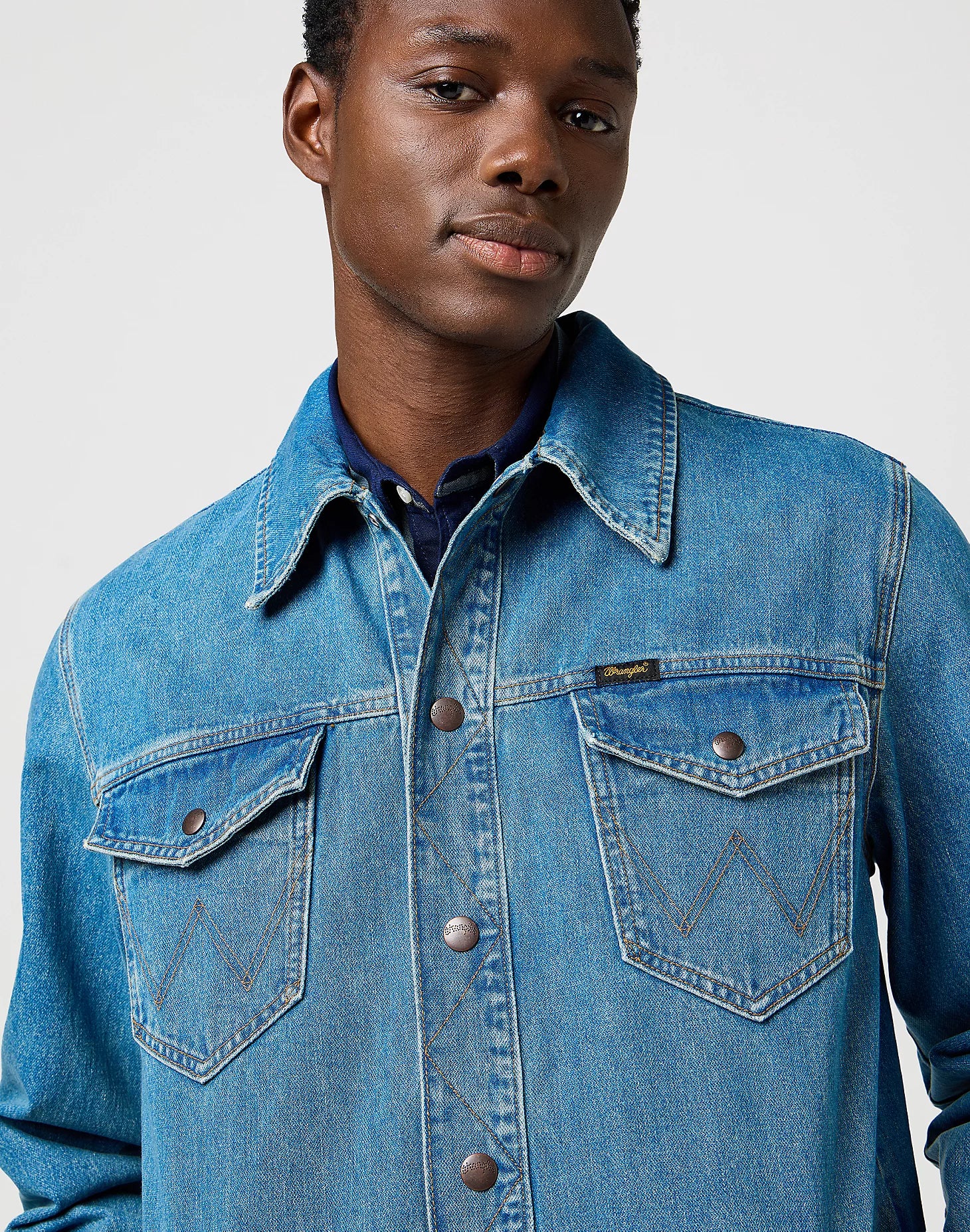 Męska Kurtka Jeansowa Wrangler Wrange Jacket Iron Forge 112371445