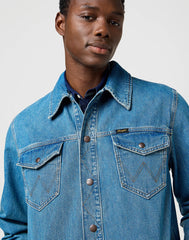 Męska Kurtka Jeansowa Wrangler Wrange Jacket Iron Forge 112371445