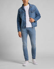 MĘSKA KURTKA JEANSOWE LEE RIDER JACKET WASHED CAMDEN L89ZLJPI 112124002