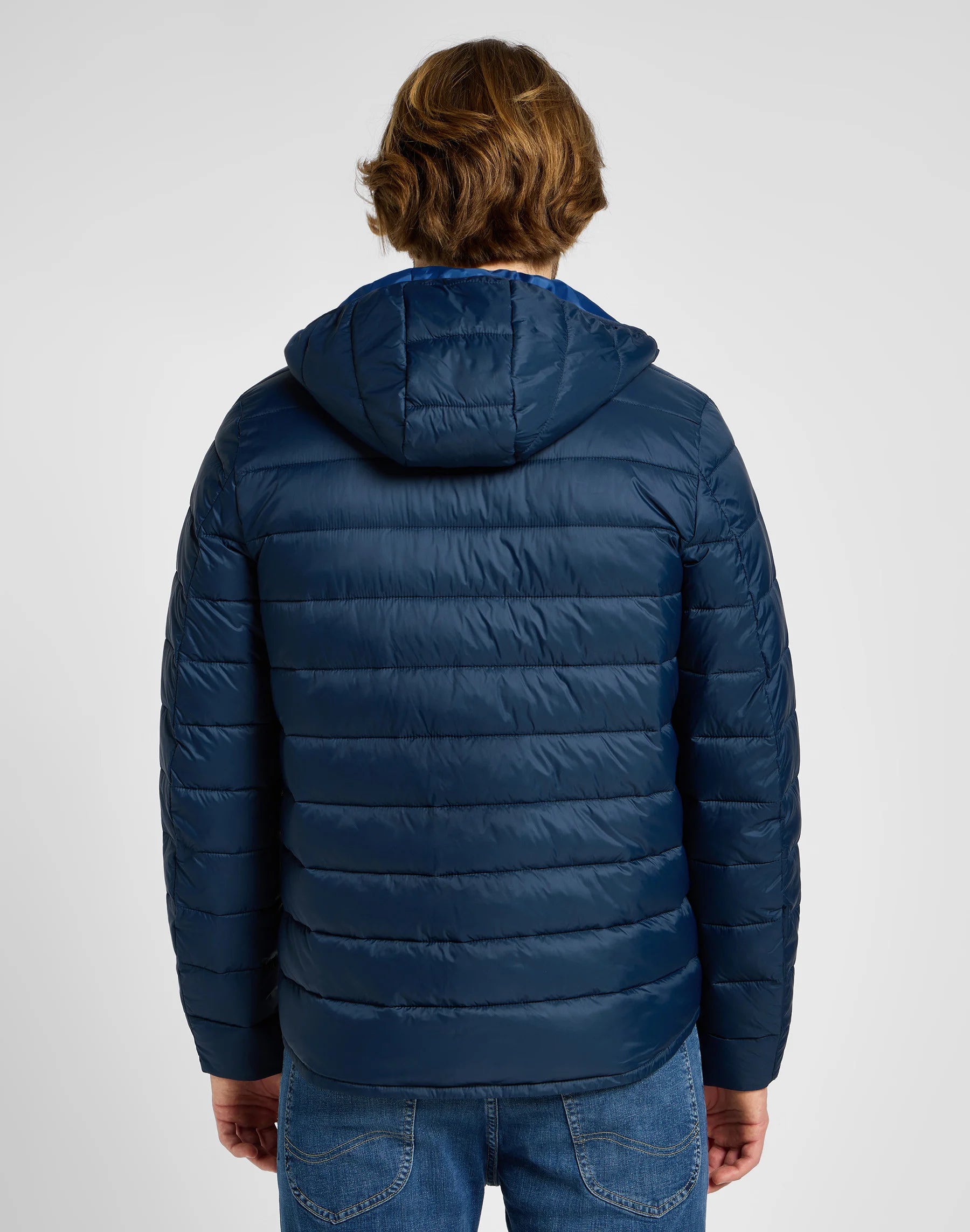 Męska Kurtka Lee Light Puffer JKT Rivet Navy 112355676