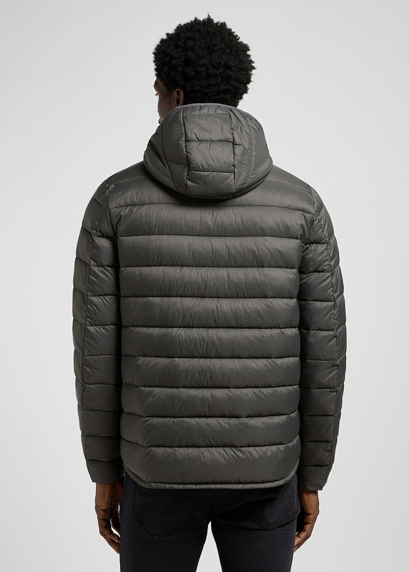 Męska Kurtka Lee Puffer Jacket Static Gray 112371658