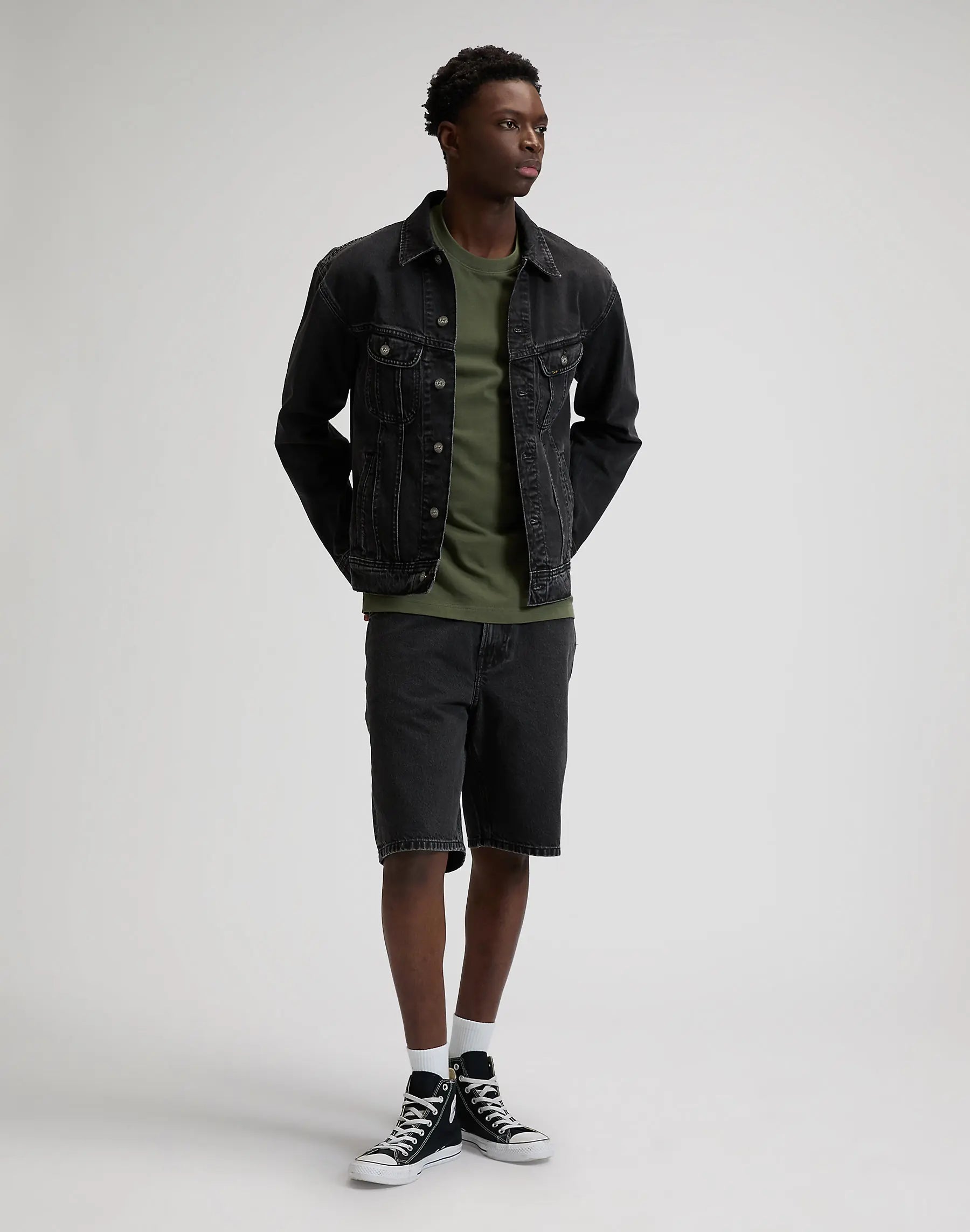 MESKA KURTKA LEE RELAXED RIDER JACKET REKINDLE 112376447